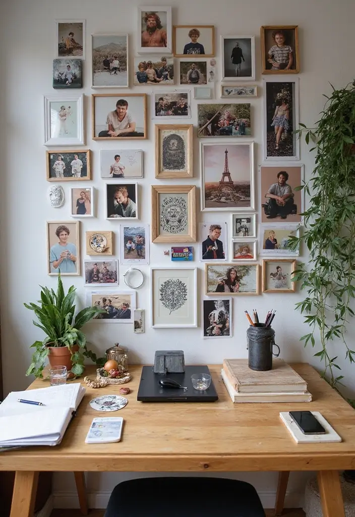 17 Workspace Ideas That'll Skyrocket Your Productivity (You'll Love #10!) - 12. Personal Touches