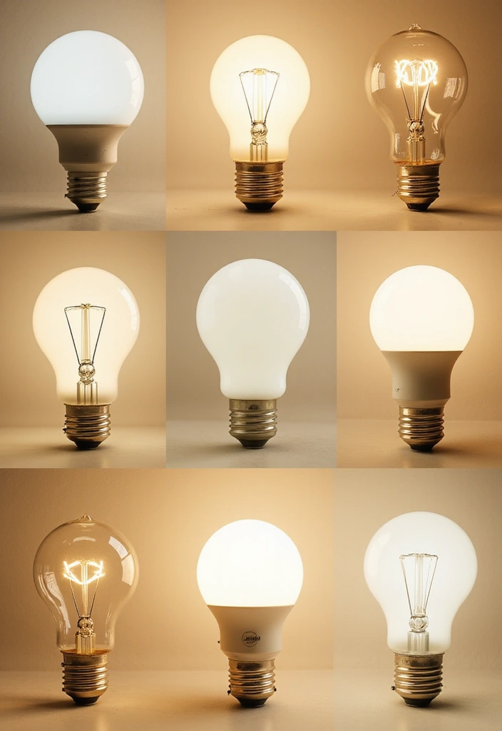 10 Unforgettable Tips to Choose the Right Lighting Fixtures for Every Room! - 5. Select the Right Bulb Types