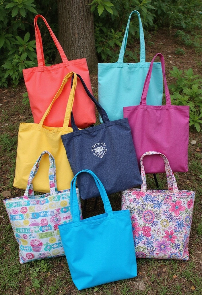 21 Genius Upcycled Crafts That Turn Trash into Treasure (You Won't Believe #11!) - 3. T-Shirt Tote Bags