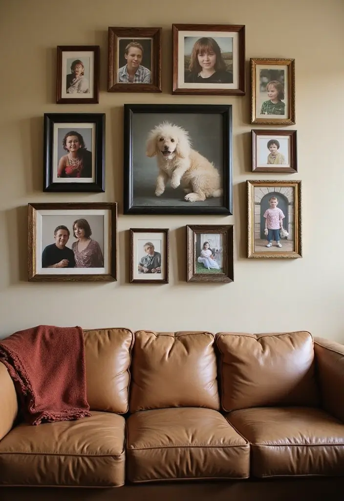 19 DIY Wall Art Ideas That’ll Make Your Walls Pop (You Won't Believe #11!) - 7. Photo Collage