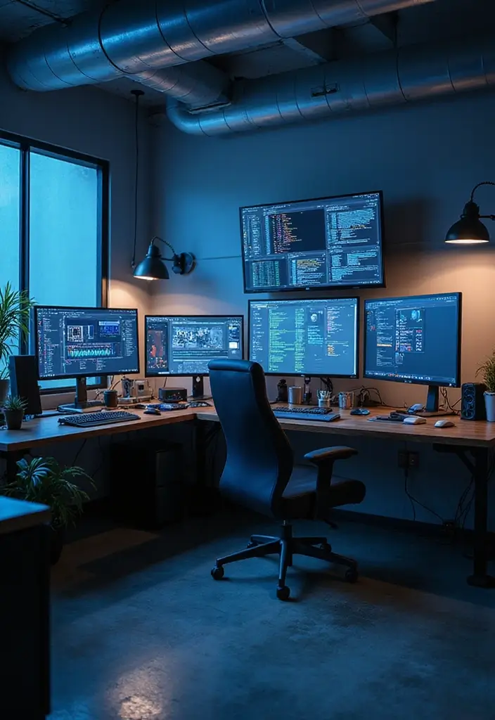 17 Workspace Ideas That'll Skyrocket Your Productivity (You'll Love #10!) - 4. Tech-Savvy Setup