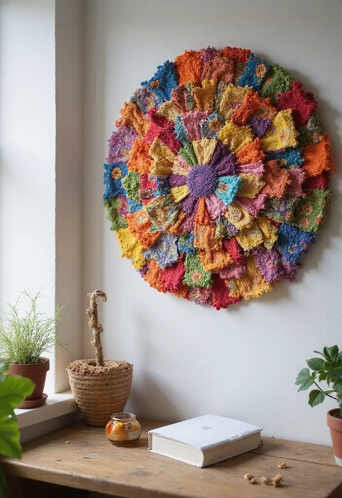 19 DIY Wall Art Ideas That’ll Make Your Walls Pop (You Won't Believe #11!) - 11. Unique Textile Wall Art (You Won't Believe #11!)