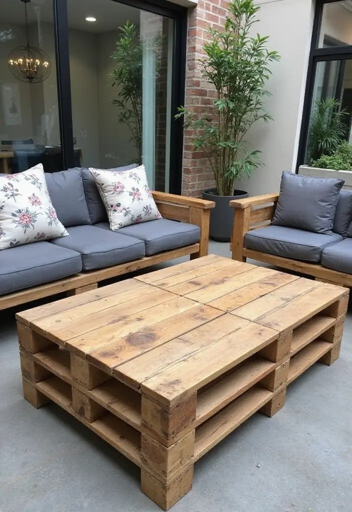 21 Genius Upcycled Crafts That Turn Trash into Treasure (You Won't Believe #11!) - 15. Upcycled Pallet Furniture