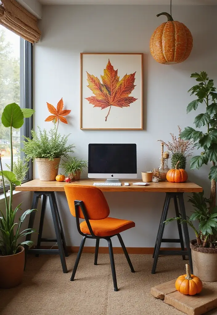 17 Workspace Ideas That'll Skyrocket Your Productivity (You'll Love #10!) - 17. Seasonal Switch-Up