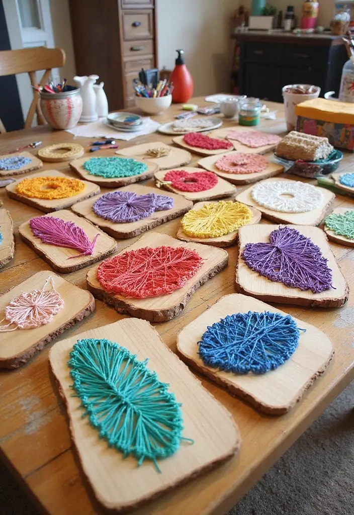 19 DIY Wall Art Ideas That’ll Make Your Walls Pop (You Won't Believe #11!) - 6. String Art Masterpieces