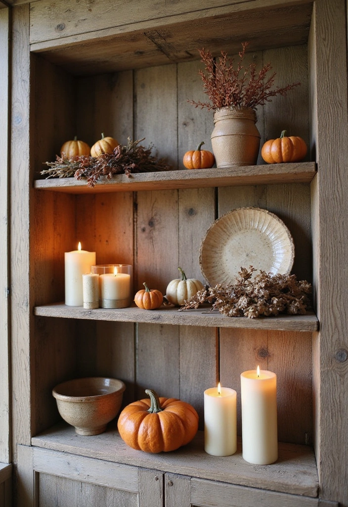 12 Cozy Fall Decor Ideas That Will Get Your Home Ready for Autumn (You Won't Want to Miss #5!) - 8. Rustic Accents