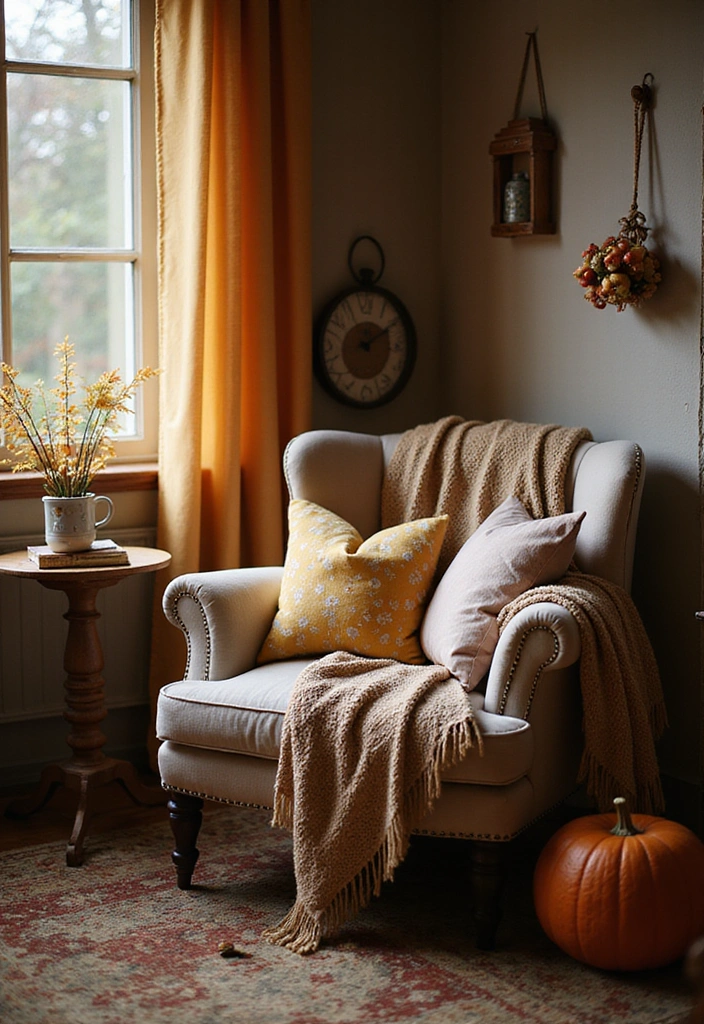 12 Cozy Fall Decor Ideas That Will Get Your Home Ready for Autumn (You Won't Want to Miss #5!) - 9. Cozy Nooks
