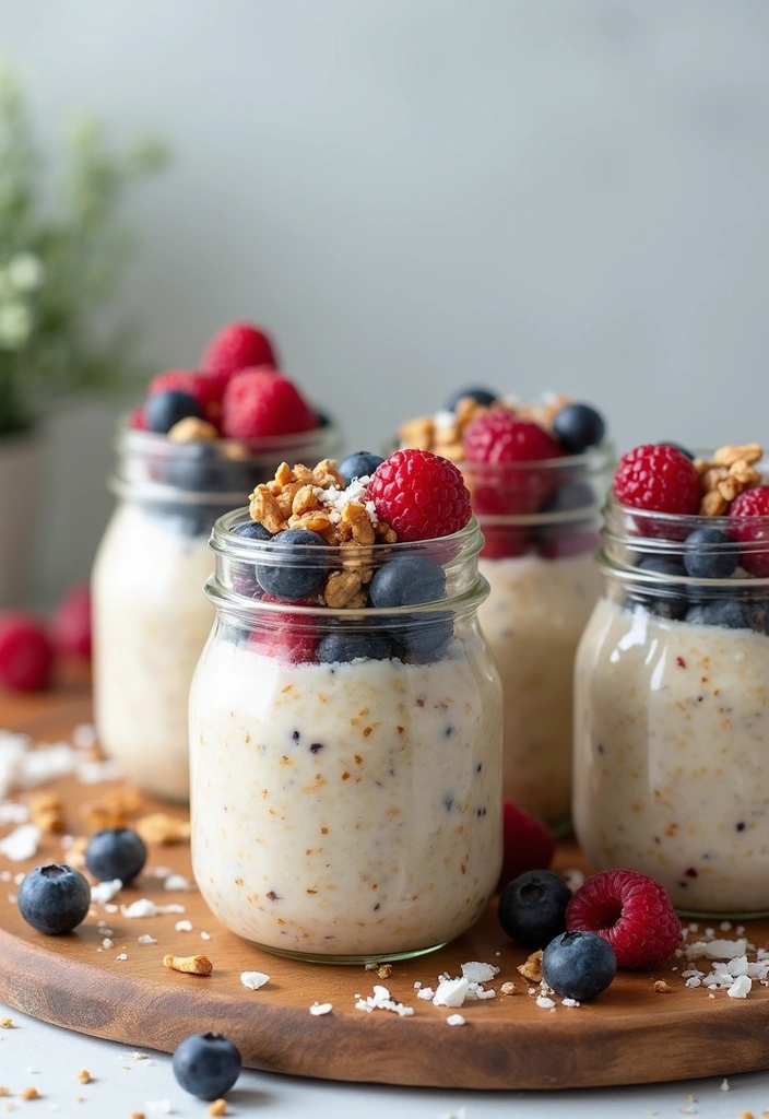 14 Meal Prep Ideas That Will Change Your Eating Habits Forever (#3 Is a Game-Changer!) - 2. Make-Ahead Overnight Oats