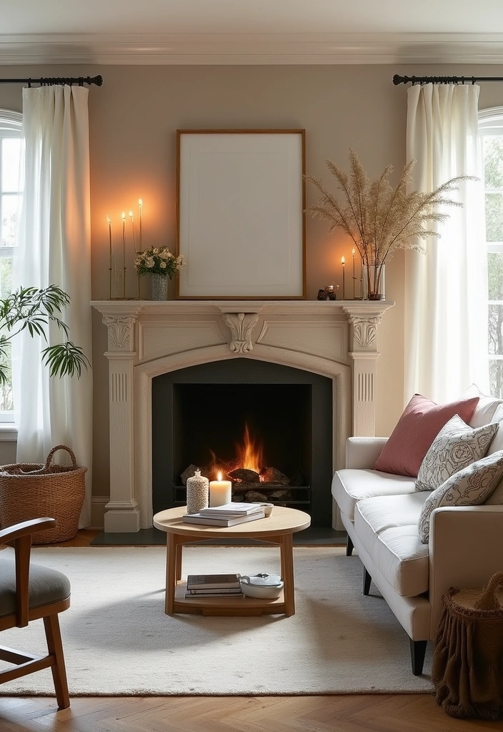 15 Living Room Ideas That'll Transform Your Space into a Cozy Oasis (You Won't Believe #15!) - 12. Warm Up with Fireplaces