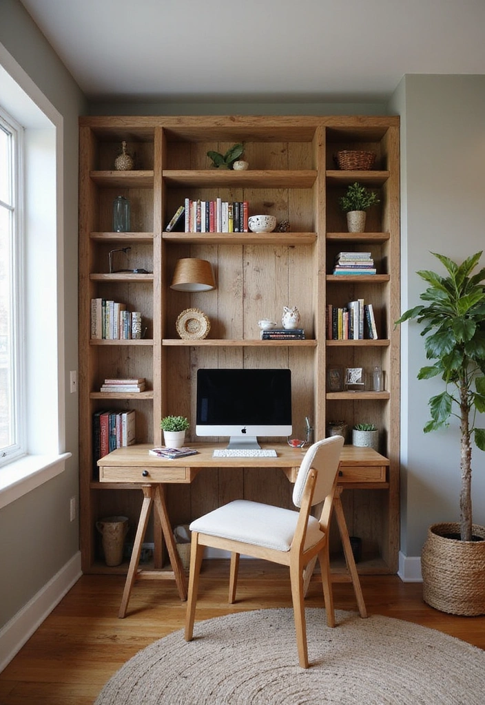 18 Creative Upcycle Furniture Ideas That'll Make Your Home Shine (You'll Love #11!) - 10. Upcycled Bookshelf from Fence Boards
