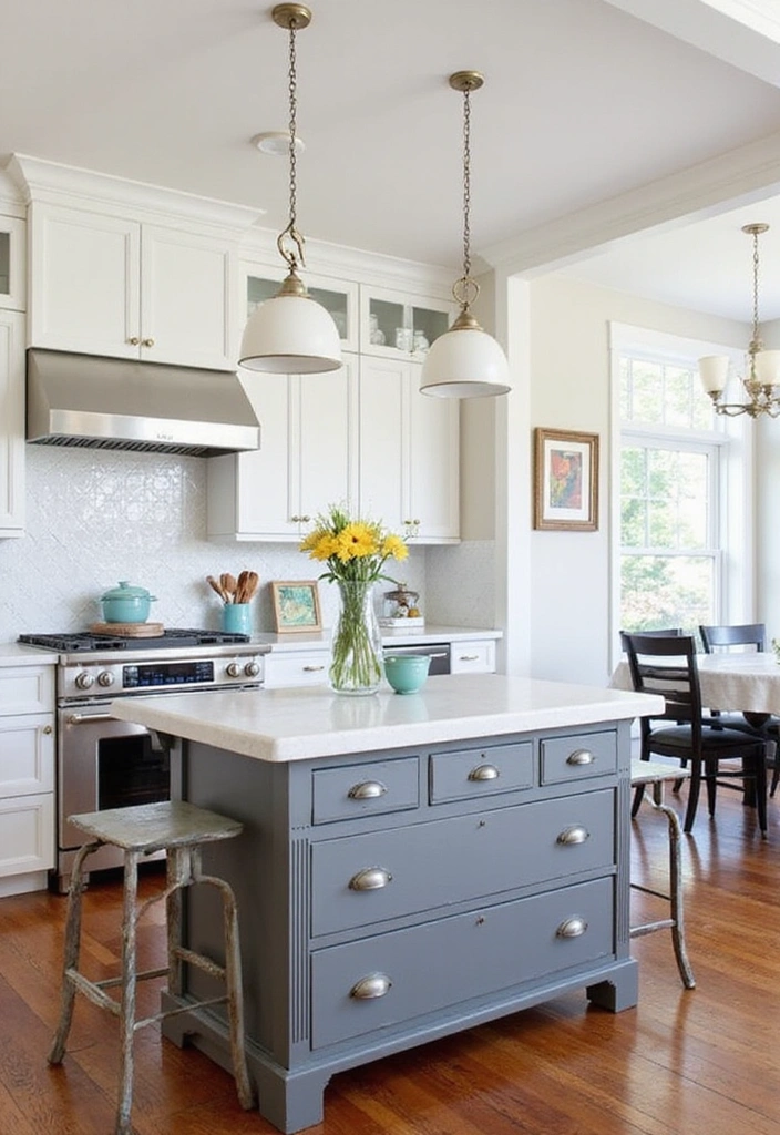 18 Creative Upcycle Furniture Ideas That'll Make Your Home Shine (You'll Love #11!) - 6. Dresser to Kitchen Island