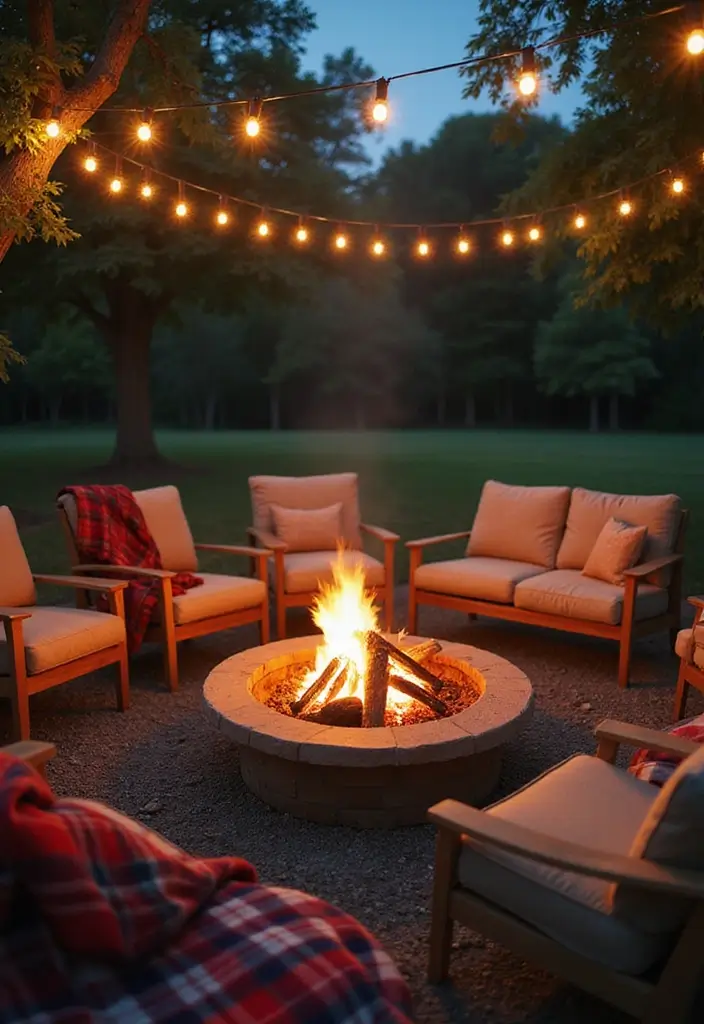 How to Transform Your Patio Decor into a Cozy Entertaining Space - 3. Add a Fire Pit for Warmth and Ambiance
