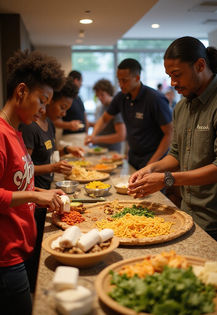 15 Unique Housewarming Party Ideas That Will Have Everyone Talking (You Won't Believe #7!) - 3. Interactive Food Stations