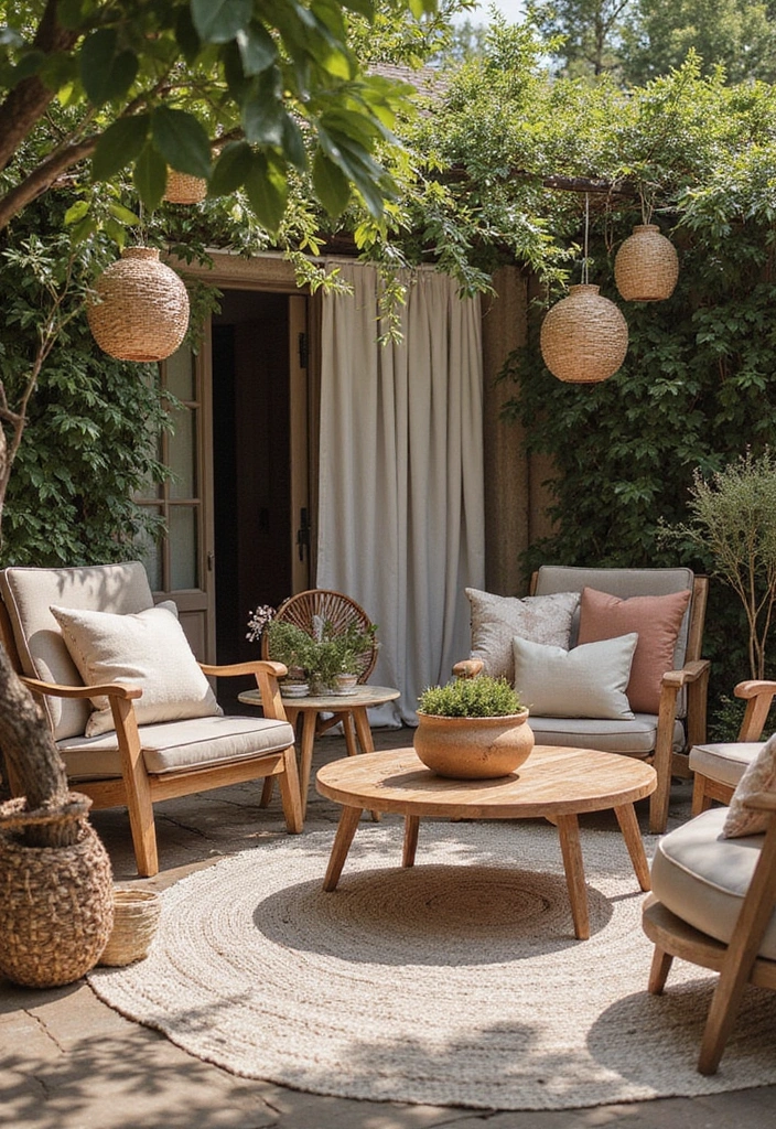 How to Transform Your Patio Decor into a Cozy Entertaining Space - 7. Diversify Your Textures