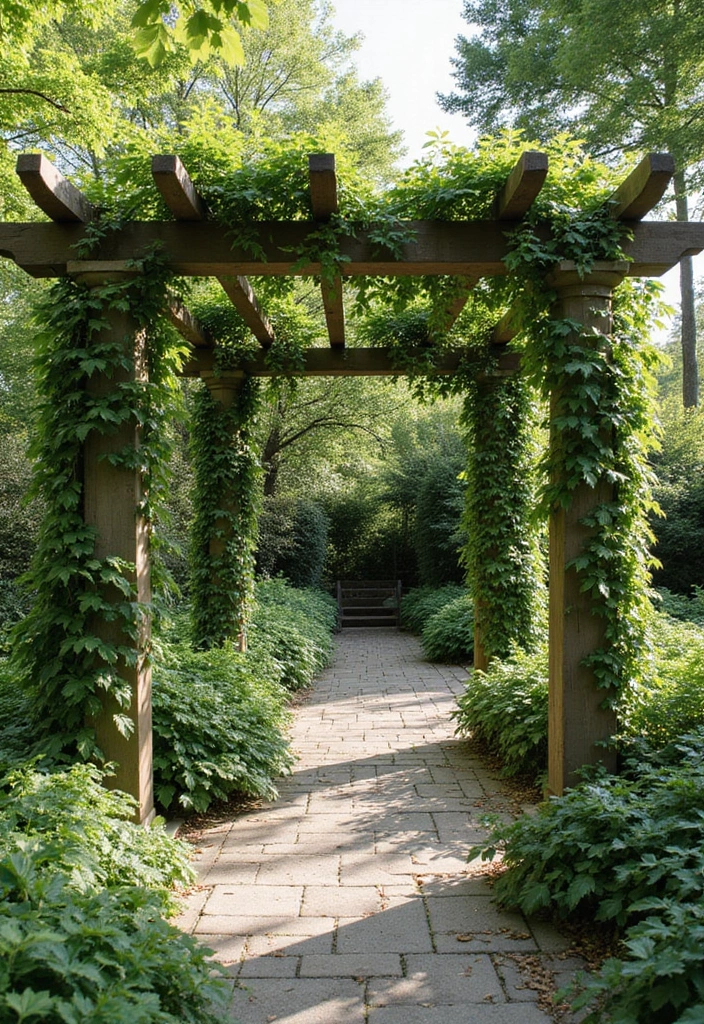 13 Garden Layout Ideas That Will Make Your Green Space Shine (Don’t Miss #5!) - 11. Pergola Oasis