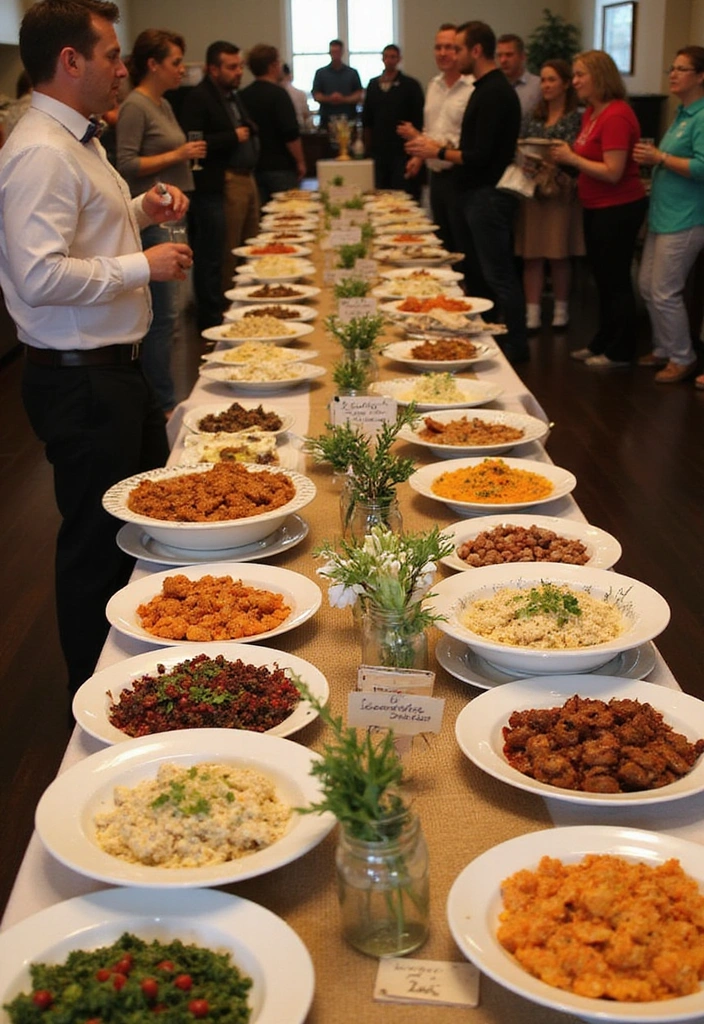 12 Budget Wedding Plans That Look Expensive (And #3 Will Shock You!) - 6. Potluck Reception