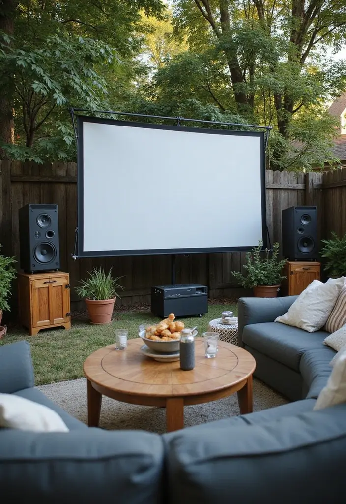 How to Transform Your Patio Decor into a Cozy Entertaining Space - 9. Set Up an Outdoor Entertainment System