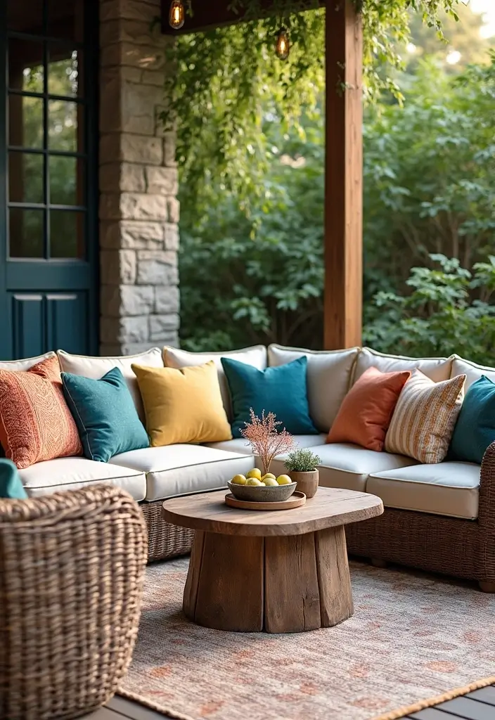 How to Transform Your Patio Decor into a Cozy Entertaining Space - 1. Create a Comfortable Seating Area