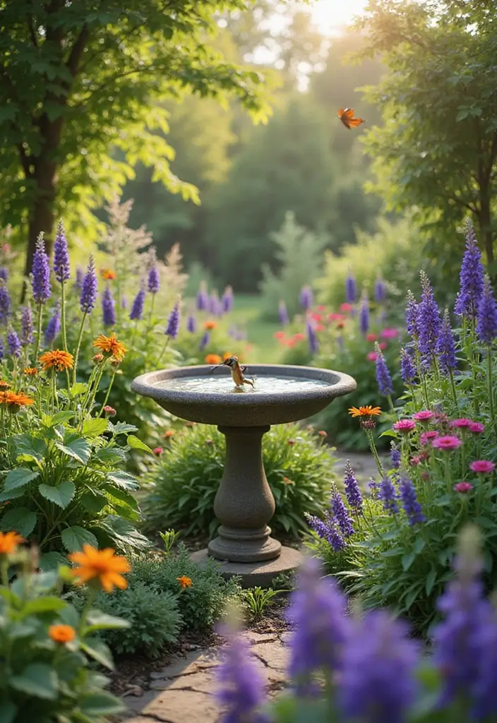 13 Garden Layout Ideas That Will Make Your Green Space Shine (Don’t Miss #5!) - 7. Wildlife-Friendly Garden