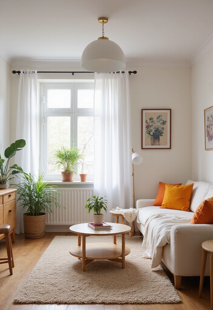 14 Ingenious Small Apartment Ideas That Make Tiny Living Feel Huge! - 6. Bright Colors and Light Fabrics