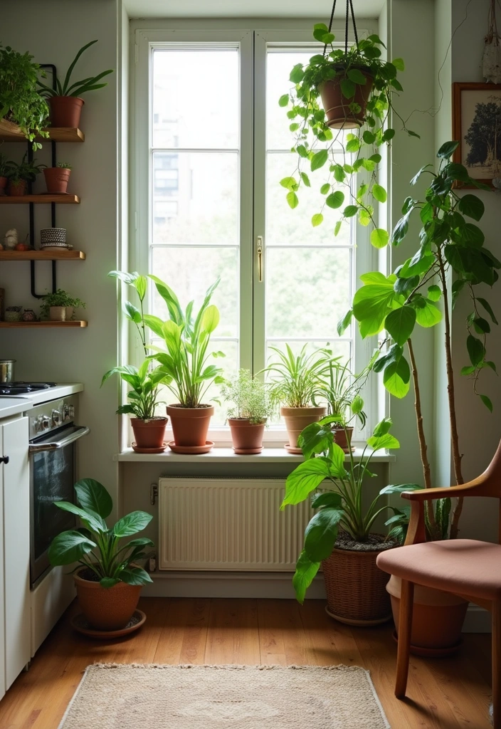 14 Ingenious Small Apartment Ideas That Make Tiny Living Feel Huge! - 9. Greenery to Bring Life