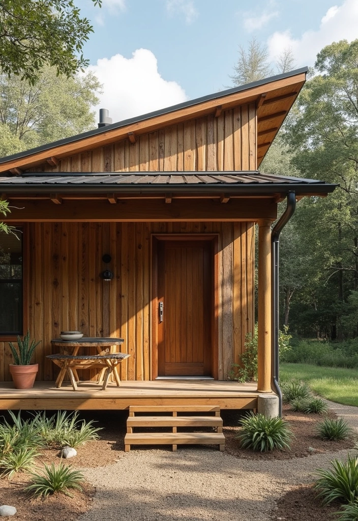 15 Rustic Ranch Exteriors That'll Make You Wanna Move to the Countryside - 13. Sustainable Materials