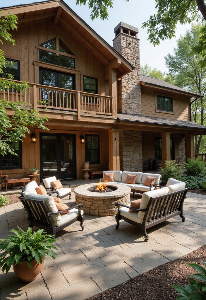 15 Rustic Ranch Exteriors That'll Make You Wanna Move to the Countryside - 14. Outdoor Living Spaces
