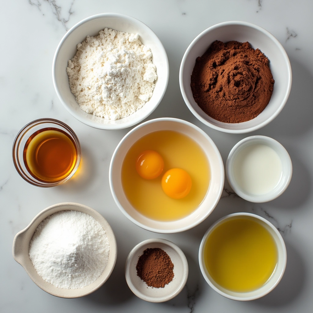 Decadent Chocolate Cake Recipe: Rich, Fluffy, and Irresistible - Step 1: Prepare Ingredients