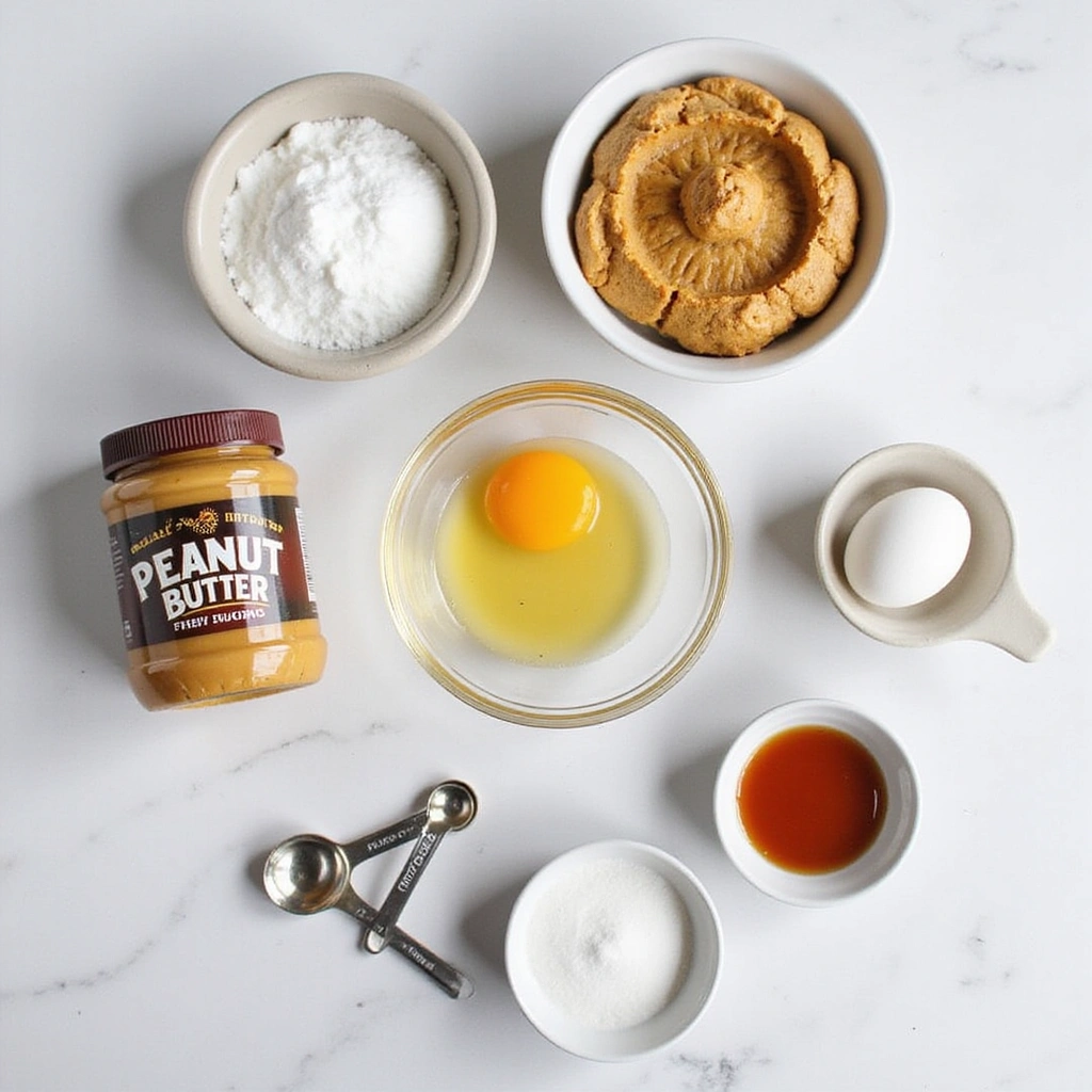 Easy Peanut Butter Cookies: Quick, Delicious, and Perfectly Fluffy - Step 1: Prepare Ingredients