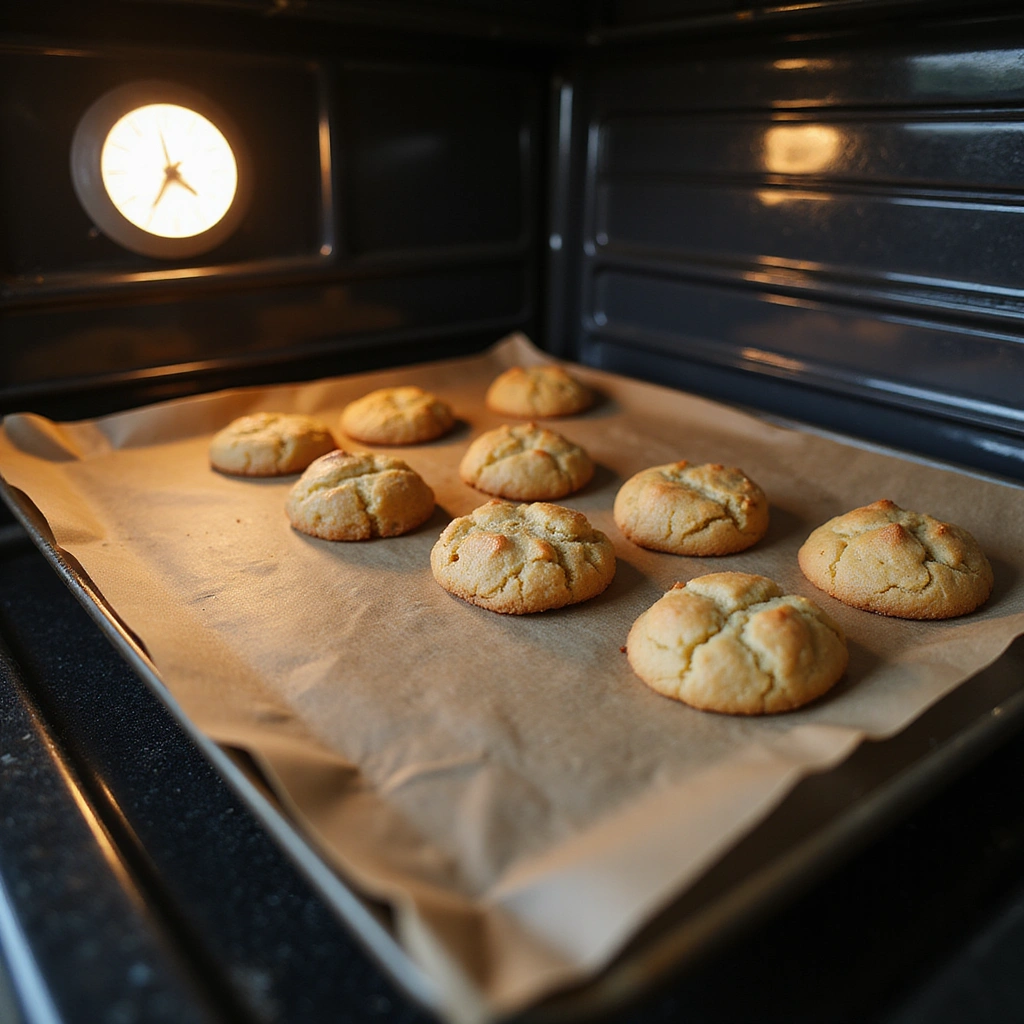 Easy Peanut Butter Cookies: Quick, Delicious, and Perfectly Fluffy - Step 8: Bake the Cookies