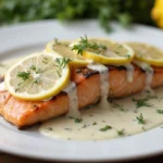 Grilled Salmon with Lemon-Dill Sauce: A Fresh & Zesty Delight