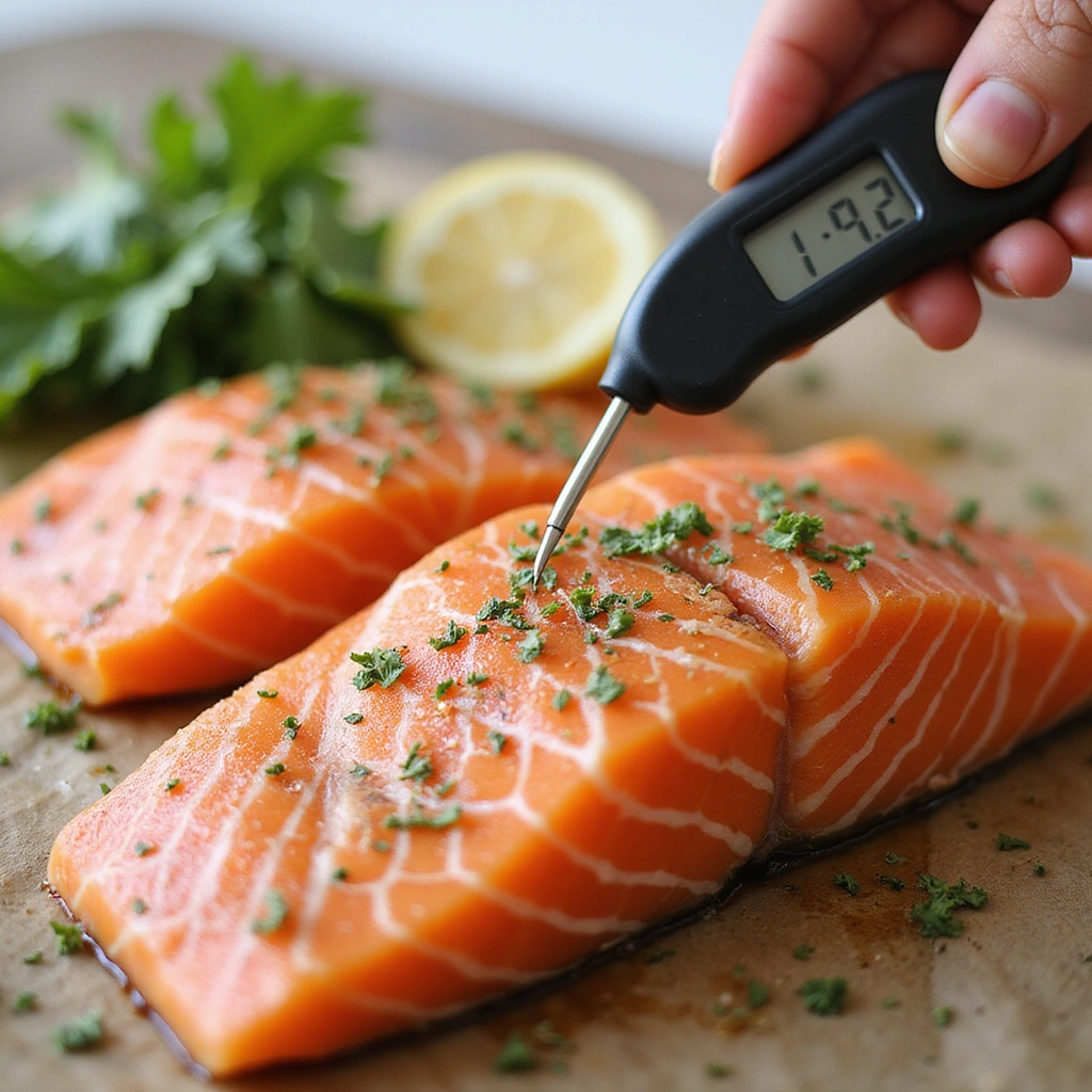 Grilled Salmon with Lemon-Dill Sauce: A Fresh & Zesty Delight - Step 5: Check for Doneness