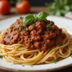 Hearty Spaghetti Bolognese: Comfort Food at Its Best