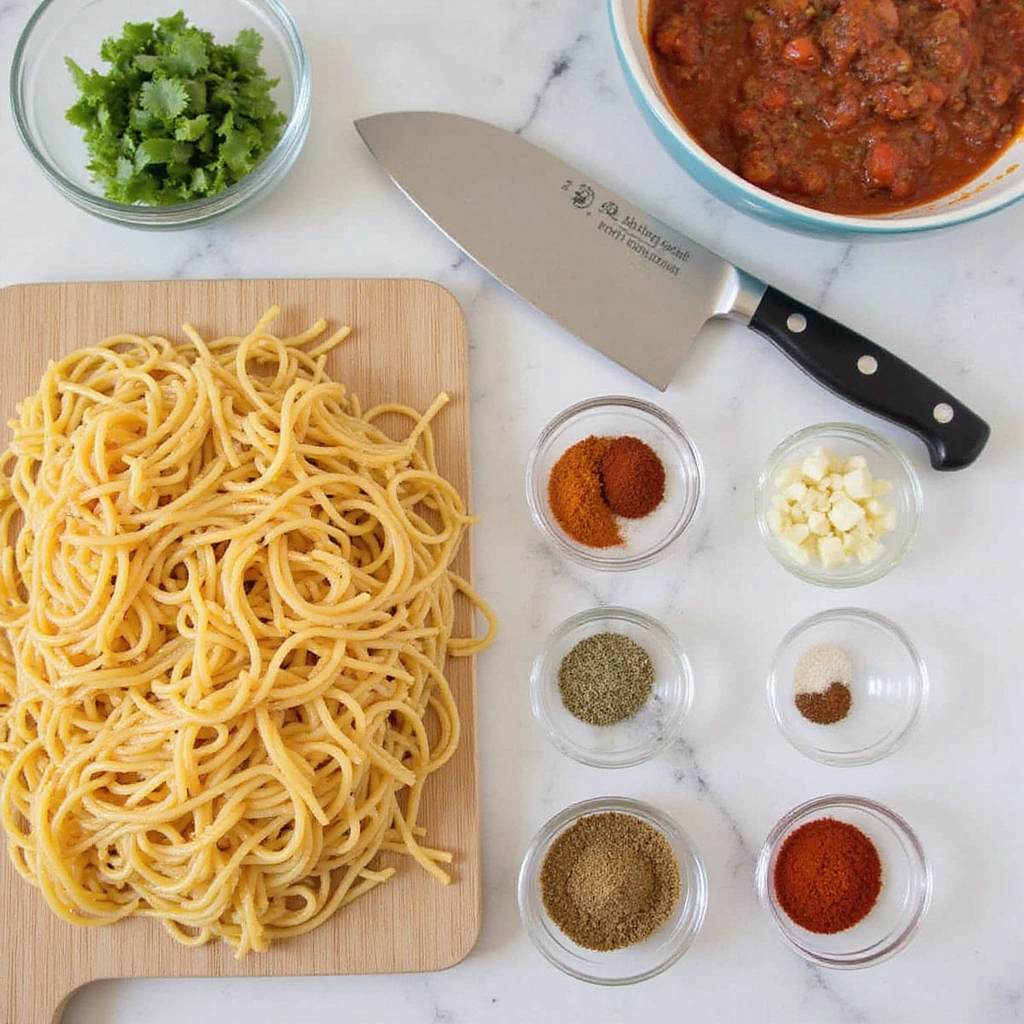 Hearty Spaghetti Bolognese: Comfort Food at Its Best - Step 1: Prepare Ingredients