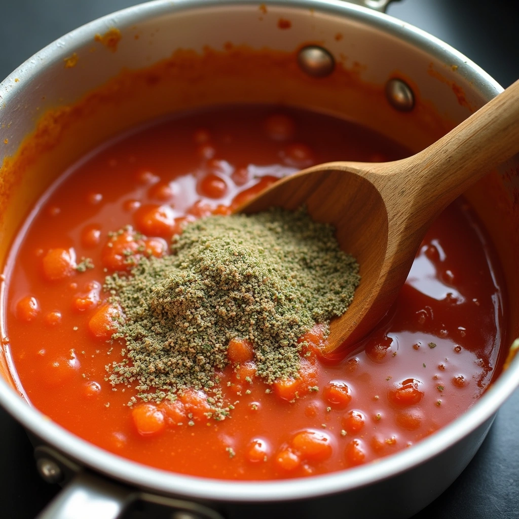 Hearty Spaghetti Bolognese: Comfort Food at Its Best - Step 6: Add Herbs and Seasonings
