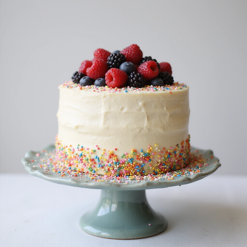 How to Bake the Perfect Vanilla Cake: Light, Fluffy, and Delicious - Step 11: Decorate as Desired