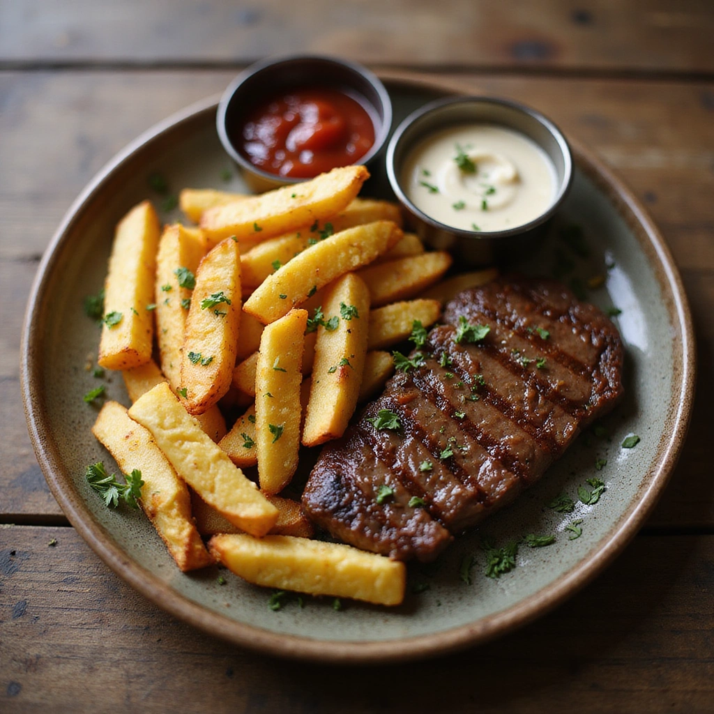 How to Make Classic Steak Fries: Thick, Golden, and Delicious - Step 7: Serve Hot