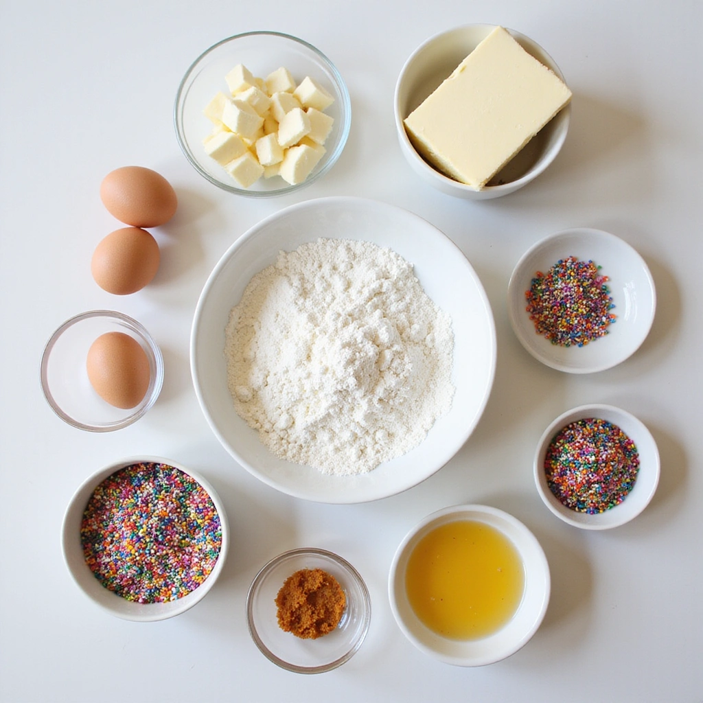 How to Make Funfetti Cake from Scratch: Colorful, Joyful, and Delicious - Step 1: Prepare Ingredients