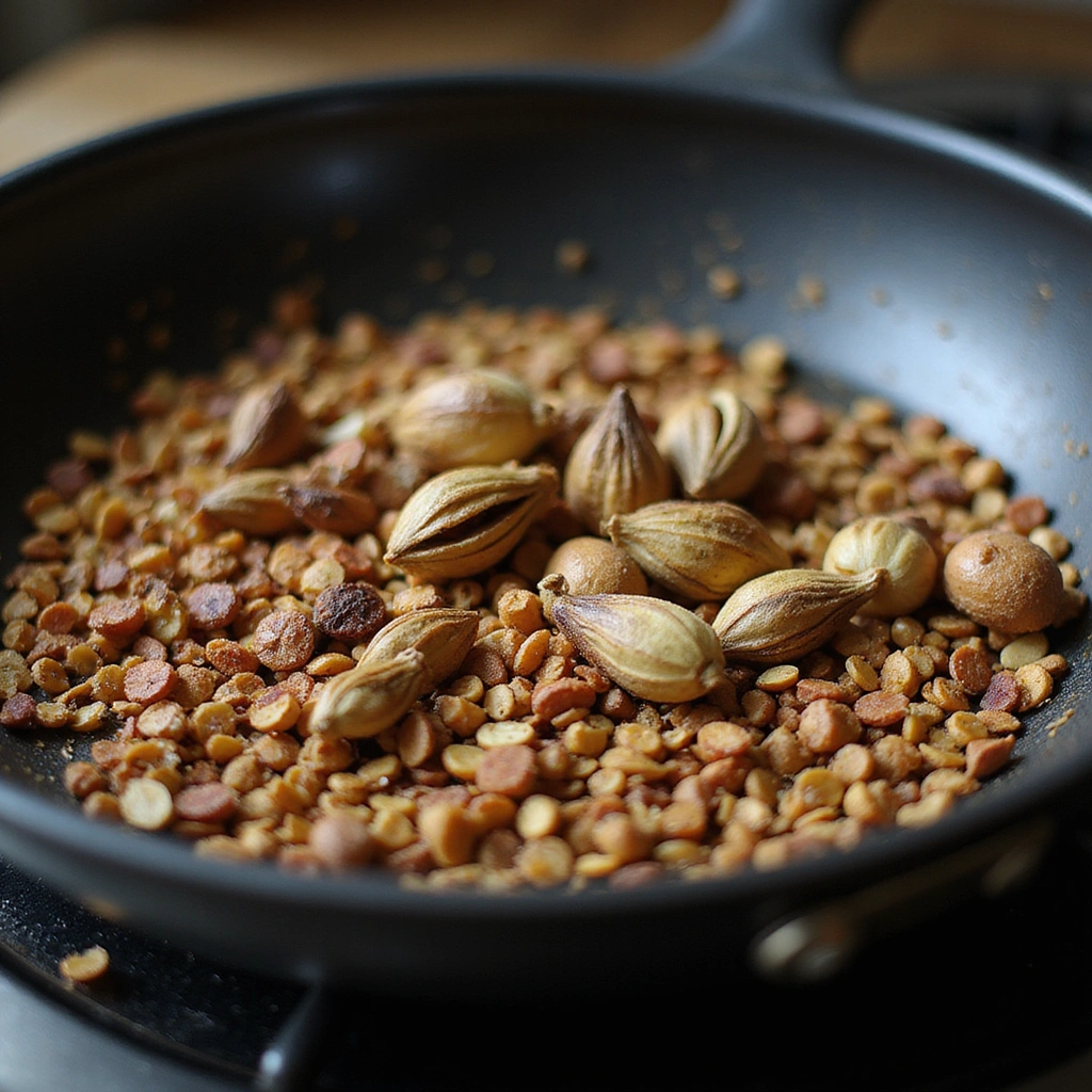 How to Make Pilau with Aromatic Spices: A Taste of Tradition - Step 2: Toast the Spices