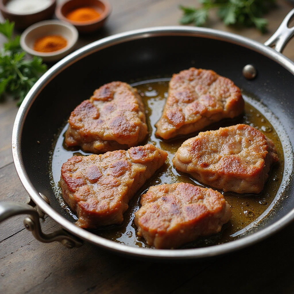 How to Make Pilau with Aromatic Spices: A Taste of Tradition - Step 3: Cook the Meat