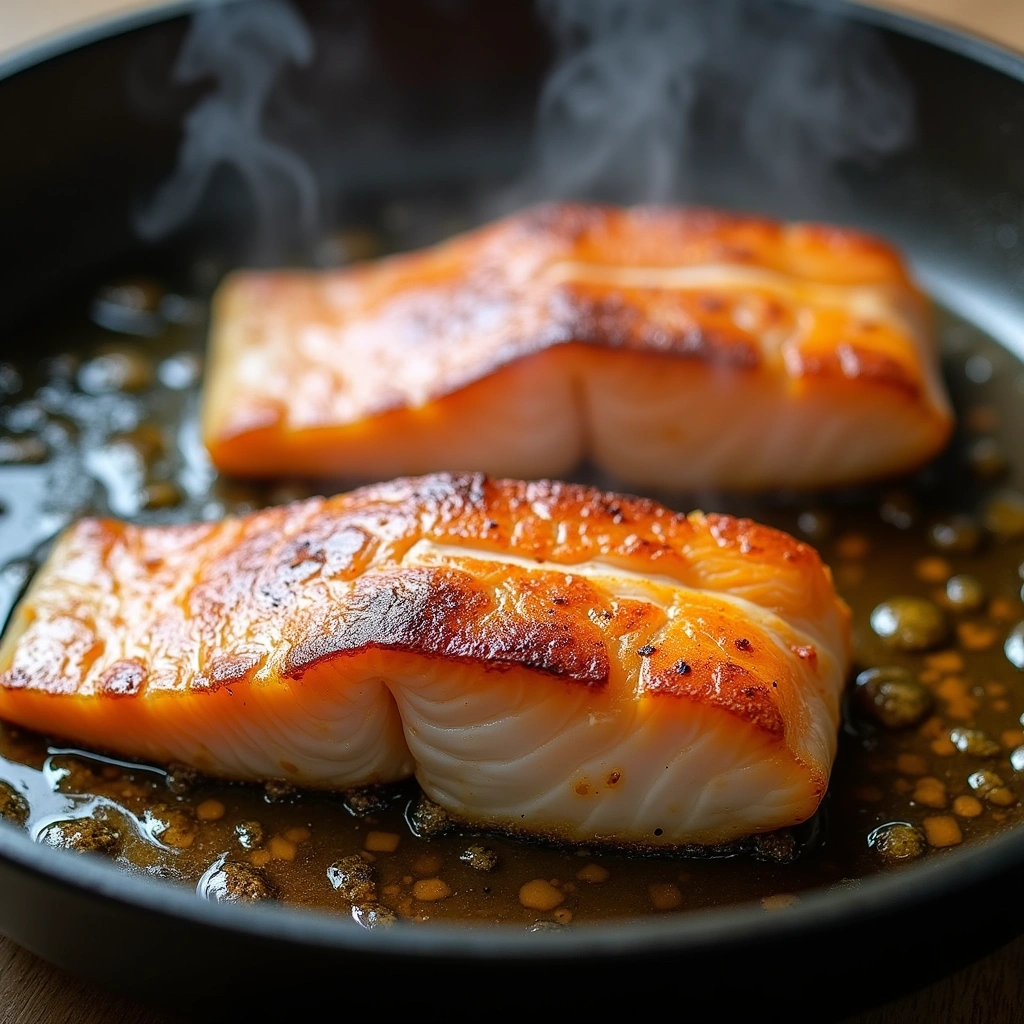 How to Make Zesty Chilli Lime Fish: A Flavor Explosion in Every Bite - Step 5: Cook the Fish - First Side