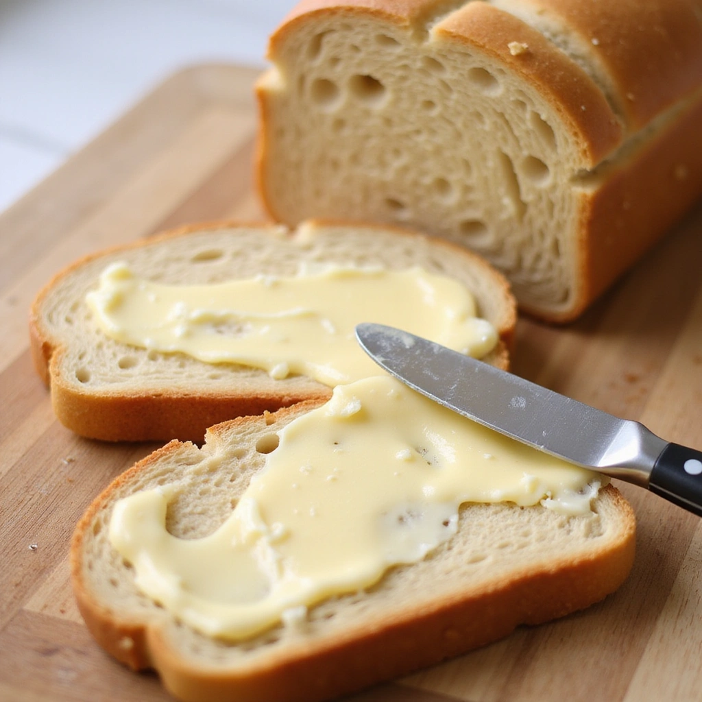 How to Make the Ultimate Gourmet Sandwich: Layers of Flavor - Step 3: Butter the Bread