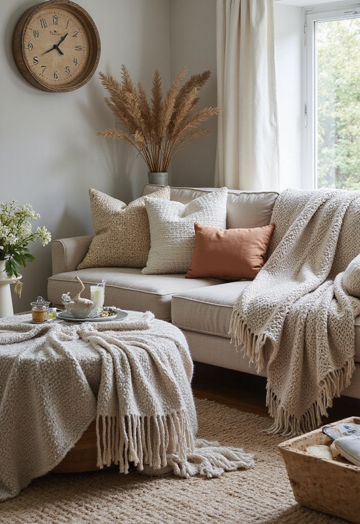 15 Budget Decor Hacks That'll Make Your Home Look Like a Million Bucks! - 14. Add Texture with Throw Blankets