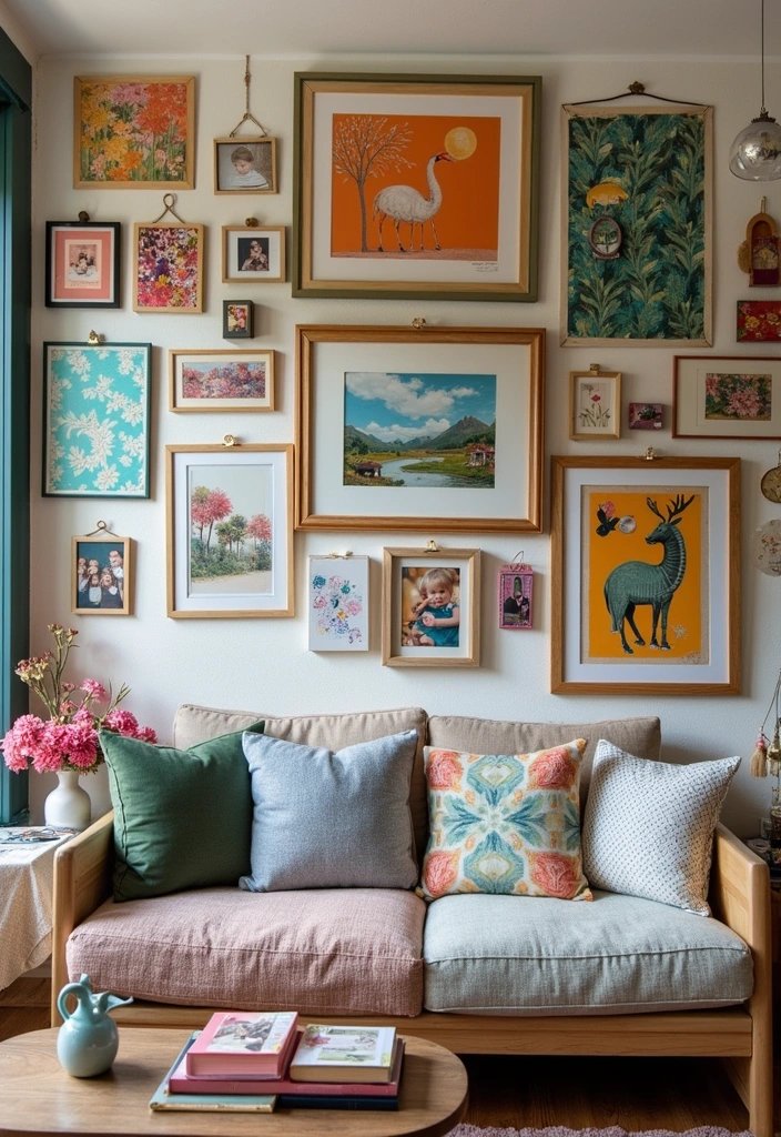 15 Budget Decor Hacks That'll Make Your Home Look Like a Million Bucks! - 2. Create a Gallery Wall with Personal Touches