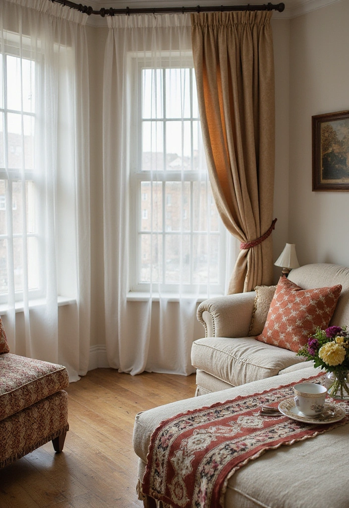 15 Budget Decor Hacks That'll Make Your Home Look Like a Million Bucks! - 4. Drape Fabric for Instant Elegance