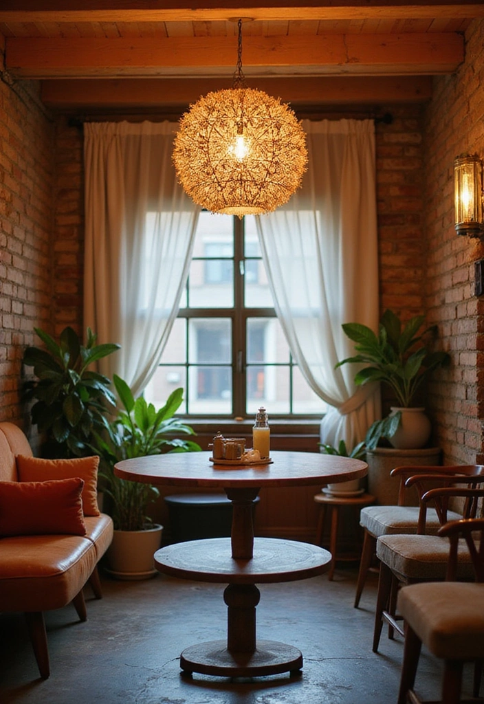 15 Budget Decor Hacks That'll Make Your Home Look Like a Million Bucks! - 5. Use Overhead Lighting as Art