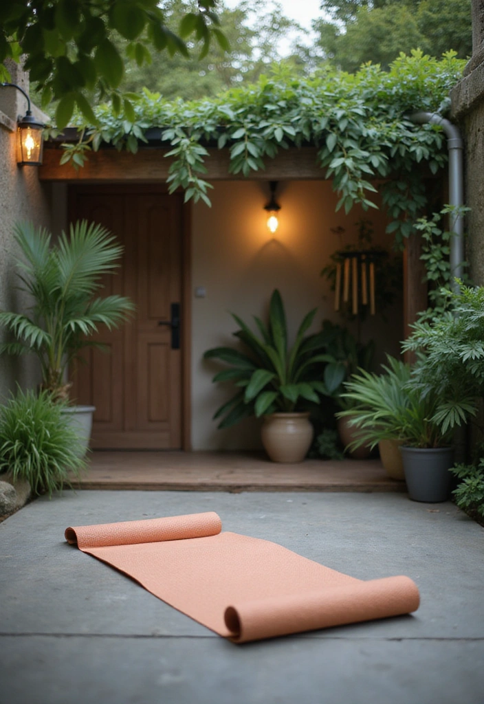 16 Backyard Ideas That’ll Turn Your Outdoor Space into a Relaxation Paradise! (You’ll Love #4!) - 11. Outdoor Yoga Space