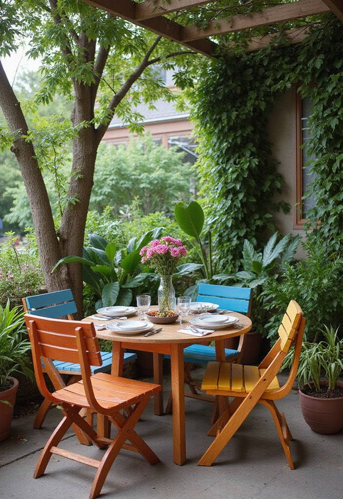 16 Backyard Ideas That’ll Turn Your Outdoor Space into a Relaxation Paradise! (You’ll Love #4!) - 7. Outdoor Dining Nook