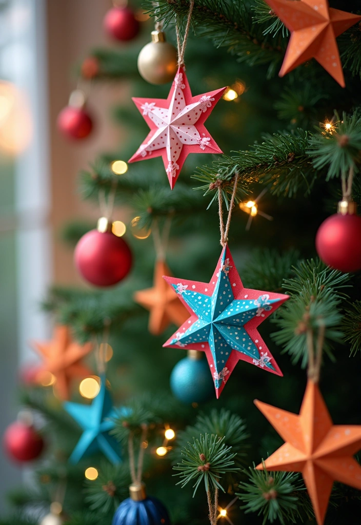 22 Magical Christmas Crafts to Spread Holiday Cheer (Don't Miss #8!) - 1. Festive Paper Ornaments