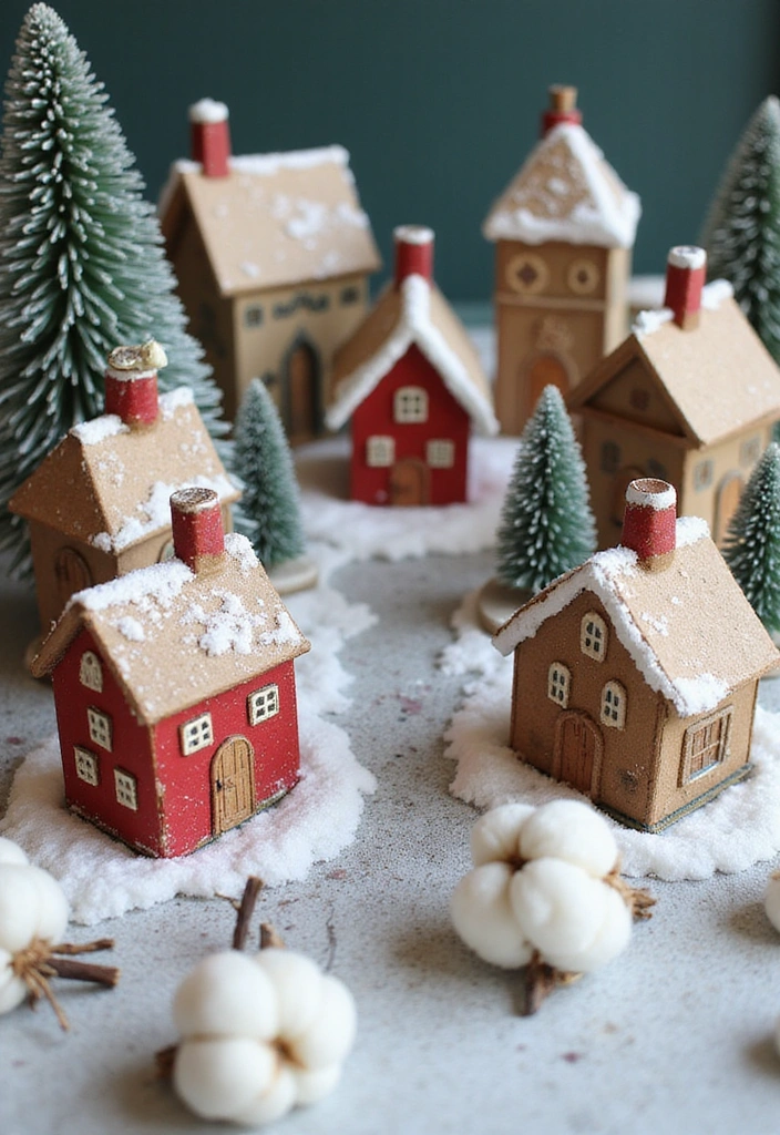 22 Magical Christmas Crafts to Spread Holiday Cheer (Don't Miss #8!) - 21. Christmas Village Display